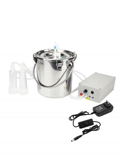 Доильный аппарат для коз NovaMilk с пульсатором и доильным ведром из нержавеющей стали 5 л-1