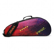 Спортивная сумка для теннисных ракеток с дополнительным отделением для одежды WYAT Star red