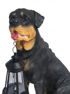 Садовая фигурка Ротвейлер Guardian Light